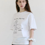 ROLAROLA 2607 COOL FRIENDS PUPPY T-SHIRT WHITE