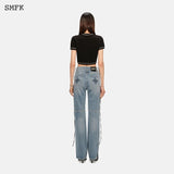 SMFK 2603 荒野针织短Tee 荒野黑