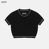 SMFK 2603 荒野针织短Tee 荒野黑