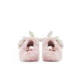 13DE MARZO | SS2308 Logo Furry Plush Slipper Pink