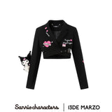 13DE MARZO | SS2309 Kuromi Bear Short Suit Black