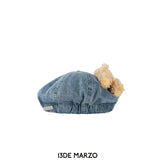 13DE MARZO | SS2401 Bear Curved Denim Newsboy Cap