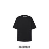 13DE MARZO | SS2402 Maze Suture Logo T-shirt Black