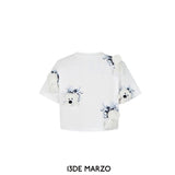 13DE MARZO | SS2403 Bear Ice Cube T-Shirt White