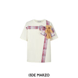 13DE MARZO | SS2404 Bear Gift Bow T-Shirt Beige