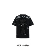 13DE MARZO | SS2404 Sketch Line T-shirt Black