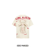 13DE MARZO | SS2404 Sketch Line T-shirt Beige