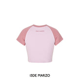 13DE MARZO | SS2404 Doozoo Graffti Logo Top Pink