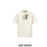 13DE MARZO | SS2404 Holographic TV T-shirt White