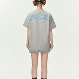 13DE MARZO | SS2404 Holographic TV T-shirt Gray