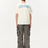 13DE MARZO | SS2404 Holographic TV T-shirt White