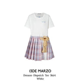 13DE MARZO | 2406 Doozoo Dispatch Tee Skirt White