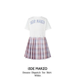 13DE MARZO | 2406 Doozoo Dispatch Tee Skirt White