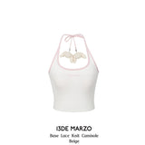 13DE MARZO | 2406 Base Lace Knit Camisole Light Beige