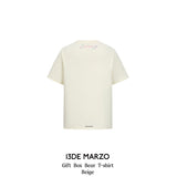 13DE MARZO | 2406 Gift Box Bear T-shirt Beige