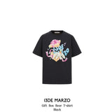 13DE MARZO | 2406 Gift Box Bear T-shirt Black