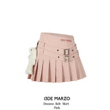 13DE MARZO | 2406 Doozoo Belt Skirt Pink