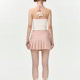 13DE MARZO | 2406 Doozoo Belt Skirt Pink