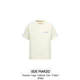 13DE MARZO | 2406 Doozoo Logo Colored Line T-shirt White