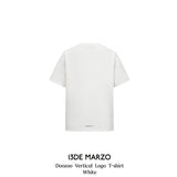 13DE MARZO | 2406 Doozoo Vertical Logo T-shirt White