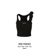 13DE MARZO | 2406 Base Bear Tank Top Black