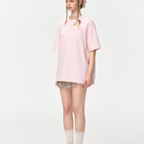 13DE MARZO | 2406 Bear Sakura Limited T-shirt Pink