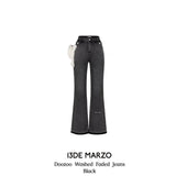 13DE MARZO | 2408 Doozoo Washed Faded Jeans Black