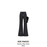 13DE MARZO | 2408 Doozoo Flare Jeans Black