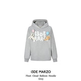 13DE MARZO | 2408 Float Cloud Balloon Hoodie Grey