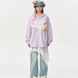 13DE MARZO | 2408 Float Cloud Balloon Hoodie Purple