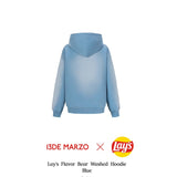 13DE MARZO | 2408 Lay's Flavor Bear Washed Hoodie Blue