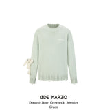 13DE MARZO | 2408 Doozoo Base Crewneck Sweater Green