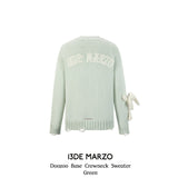 13DE MARZO | 2408 Doozoo Base Crewneck Sweater Green