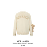 13DE MARZO | 2408 Doozoo Base Crewneck Sweater White