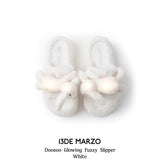 13DE MARZO | 2410 Doozoo Glowing Fuzzy Slipper White