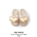 13DE MARZO | 2410 Doozoo Glowing Fuzzy Slipper Khaki