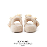 13DE MARZO | 2410 Doozoo Glowing Fuzzy Slipper Khaki