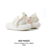 13DE MARZO | 2410 Doozoo Glowing Fuzzy Slipper White