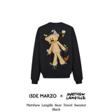 13DE MARZO | 2410 Matthew Langille Bear Travel Sweater Black