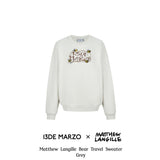 13DE MARZO | 2410 Matthew Langille Bear Travel Sweater Grey