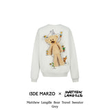 13DE MARZO | 2410 Matthew Langille Bear Travel Sweater Grey