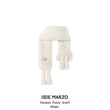 13DE MARZO | 2410 Doozoo Fuzzy Scarf White