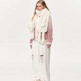 13DE MARZO | 2410 Doozoo Fuzzy Scarf White