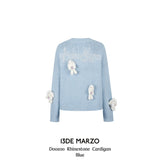 13DE MARZO | 2410 Doozoo Rhinestone Cardigan Blue