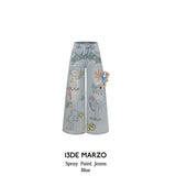 13DE MARZO | 2504 Spray Paint Jeans Blue