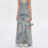 13DE MARZO | 2504 Spray Paint Jeans Blue