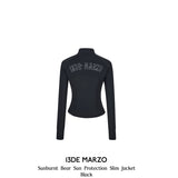 13DE MARZO | 2504 Sunburnt Bear Sun Protection Slim Jacket Black