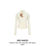 13DE MARZO | 2504 Sunburnt Bear Sun Protection Slim Jacket Yellow
