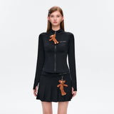 13DE MARZO | 2504 Sunburnt Bear Sun Protection Slim Jacket Black