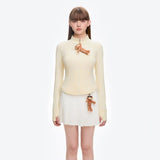 13DE MARZO | 2504 Sunburnt Bear Sun Protection Slim Jacket Yellow